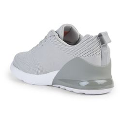 JQR Men EAST Grey Mesh Running Shoes image 2