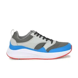 OFF LIMITS Men Grey Mesh Running Non-Marking Shoes image 2
