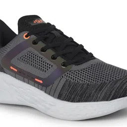 JQR Men LEPPI Grey Mesh Running Shoes image 5