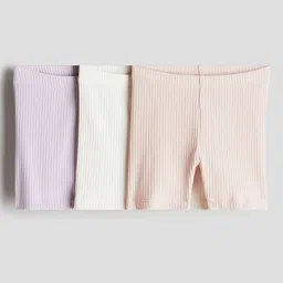 H&M 3-Pack Ribbed Cycling Shorts-54