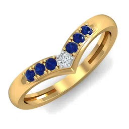 KUBERBOX 18KT Gold Diamond Studded Ring-1.45gm-image-90