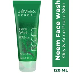 Jovees Herbal Neem Face Wash For Acne & Pimple Care Bright & Glowing Skin - 120ml-51