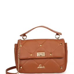 Lavie Structured Quilted Handheld Bag With A Detachable Sling Strap-7