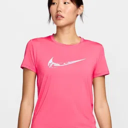 Nike One Women's Dri-FIT Short-Sleeve Graphic Running Top-40