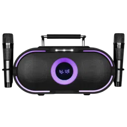 Croma 100W RMS Bluetooth Speaker (Echo Adjustment, 3 LED Modes, 2.0 Channel, Black)-10