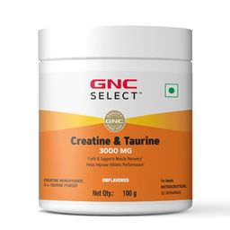 GNC Creatine Monohydrate & Taurine,  Unflavoured  100 g -97