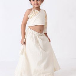 Jilmil Girls Striped Ready to Wear Lehenga & Blouse-picture-44