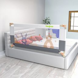 Baby Bed Rail Guard for Baby Safety with 28 Height Adjustable Side Protector-picture-14