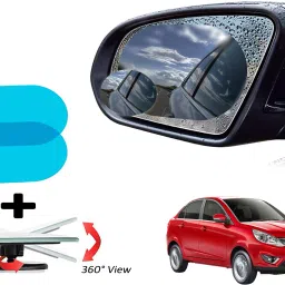 4 Pcs. Pack Blind Spot Mirror And Anti Fog & Rainproof Film Combo-image-76