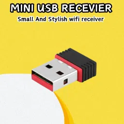 FRONY (Wi-Fi Receiver) with Multi-Device Connectivity For All Pc System and LaptopA64 USB Adapter-image-84