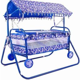 Baby Cradle with Canopy & Wheels – Foldable, Comfortable & Safe Bassinet-image-8