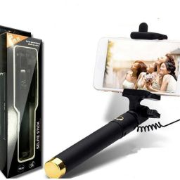 SOJUBA Selfie Stick with AUX Wire Wired tripod Pocket Size Selfie Stick for All Phone Tripod, Tripod Kit-image-18