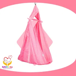 Polka Dots Baby Cradle Cloth with Seperator-17