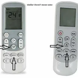 V4 Gadgets Ac Remote Compatible with Samsung Inverter Split Ac Remote with, Single User Button Remote Controller image 2