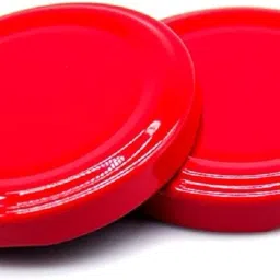 Glass Jar 82 mm Red Lids / Cap Set of 6 Pcs 3.2 inch Lid-image-43