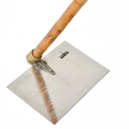 Stainless Steel Cow, Buffalo, Dung Cleaning Spade, with bamboo handel Spade-picture-11