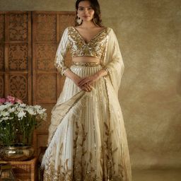Mehak Murpana Embellished Sequinned Ready to Wear Lehenga & Blouse With Dupatta-39