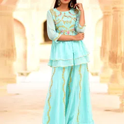 Chandbaali Embroidered Ready to Wear Lehenga Choli-picture-36