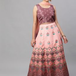 AKS Khari Printed Ready to Wear Lehenga & Blouse With Dupatta-picture-32