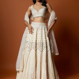 Mehak Murpana Embroidered Ready to Wear Lehenga & Blouse With Dupatta-picture-34