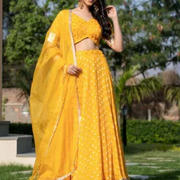 HOUSE OF JAMOTI Ready to Wear Lehenga & Blouse With Dupatta-35
