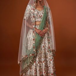 Mehak Murpana Embroidered Ready to Wear Lehenga & Blouse With Dupatta-image-45