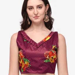 Kaizen TEXO FAB Printed Semi-Stitched Lehenga & Unstitched Blouse With Dupatta image 4