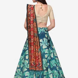 Kaizen TEXO FAB Printed Semi-Stitched Lehenga & Unstitched Blouse With Dupatta image 5