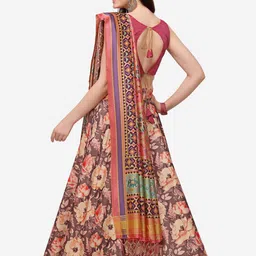 Kaizen TEXO FAB Printed Semi-Stitched Lehenga & Unstitched Blouse With Dupatta image 4