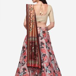 Kaizen TEXO FAB Printed Semi-Stitched Lehenga & Unstitched Blouse With Dupatta image 5