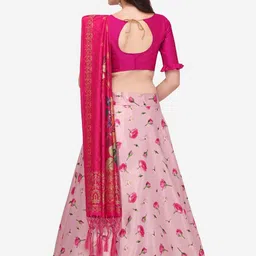 Kaizen TEXO FAB Printed Semi-Stitched Lehenga & Unstitched Blouse With Dupatta image 5