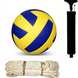 clusy yellow blue rubber volleyball size 4 10s Volleyball - Size: 4-picture-24