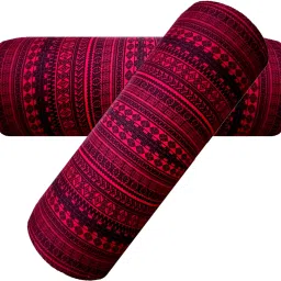 Microfibre Abstract Bolster Pack of 2-17