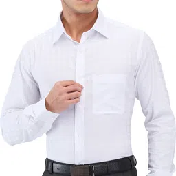 raymond Men Slim Fit Checkered Formal Shirt-picture-0
