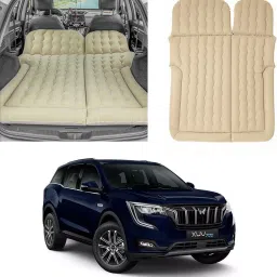 Multifunctional Car Inflatable Bed Air Mattress SUV For Mahindra Xuv 700 (Beige) Car Inflatable Bed-picture-27