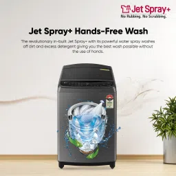 lg 10 kg with Wi-Fi Enabled,AI Direct Drive Technology Fully Automatic Top Load Grey image 2