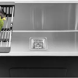 fossa 27"x18"x10" Inch Single Bowl SS-304 Grade Handmade Kitchen Sink Matte Finish FHS-33 Vessel Sink-picture-29