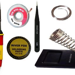 25 Watt Soldering Iron Kit with Black Non Magnetic Tweezer 25 W Simple-image-9