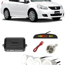 YB345 Silver Car Reverse Parking Sensor with LED Display 4 Sensor Y345 Parking Sensor-image-0