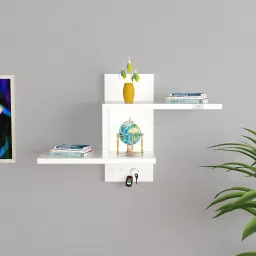 DONAL Wall Mount Shelves Book Shelf Engineered Wood Open Book Shelf-picture-23