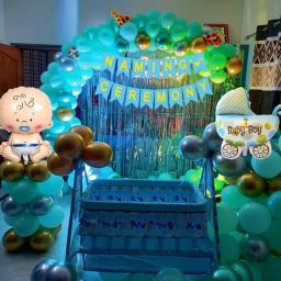 Solid naming ceremony banner || baby foil balloon || baby baggi foil balloon Balloon-picture-17