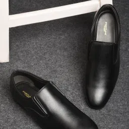 Fortune ROBERT-1 Formal Shoes With PU Upper | Stylish & Comfortable Non-Lacing Mocassin For Men-image-42