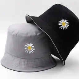 Jamont Unisex Bucket Hat Beach Sun Hat Fishing Hat Reversible Double-Side-Wear-picture-17