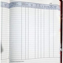 lrs Library Accession Register - Leather Binding (200 Pages- 5000 Entries) 1-Part Record Keeping Books image 4