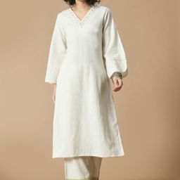 sangria Women Pure Cotton Kurta Palazzo Set-picture-23