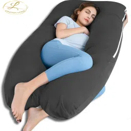 Upgrade Model Pregnancy Pillow Microfibre Solid Pregnancy Pillow Pack of 1-image-20