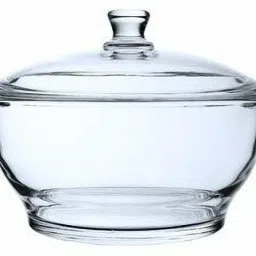 Round Glass Casserole Oven and Serving Bowl Serve Casserole (1500 ml) Cook and Serve Casserole-image-52