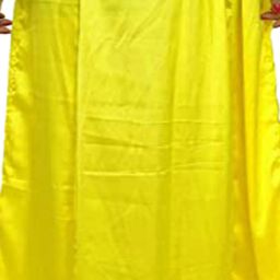 AraExports Satin Silk Yellow 15 Women Wrap Saree Petticoat Underskirt Innerwear Silk Blend Petticoat-image-79