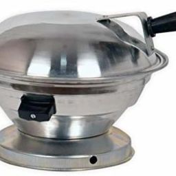 Aluminum Tandoor Bati Maker Baking Oven, (Silver) Food Steamer-36