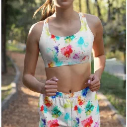 SWIMTS-PRINT Self Design Women Swim-dress Multicolor Swimsuit-image-0
